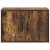 vidaXL Garage Wall Cabinet Smoked Oak Engineered Wood