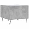 vidaXL Coffee Table Set of 2 Concrete Grey Engineered wood, Iron