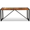 vidaXL Dining Table Multicolour Reclaimed Wood 70.9 in Durable