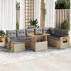 vidaXL Garden Sofa Set Beige