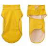 vidaXL Dog Raincoat Yellow Polyester XXS Water-resistant materials