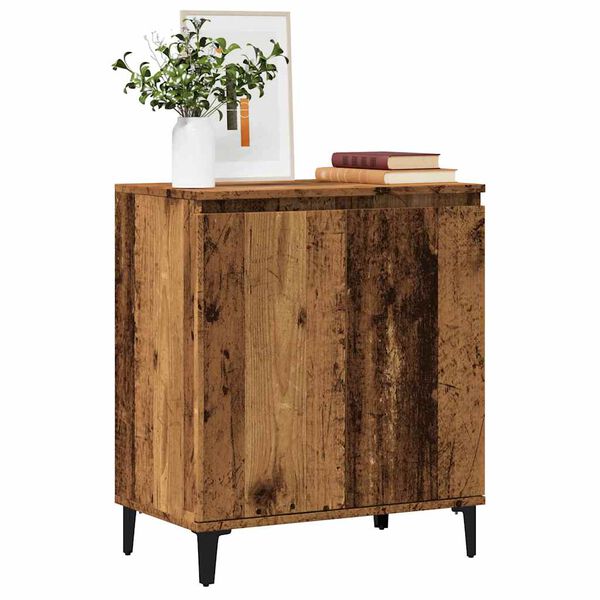 vidaXL Sideboard Vintage Wood Engineered Wood 23.6x13.8x27.6 in