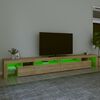 vidaXL TV Cabinet Sonoma Oak Engineered Wood Large TV Cabinet