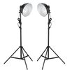 Studio Lamps with Reflector and Tripods 24 watts