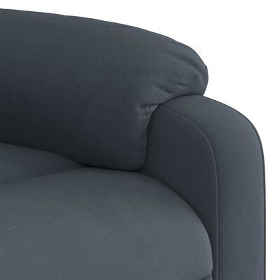 Close-up of armrest corner and upholstery seam