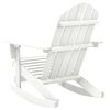 vidaXL Garden Rocking Chair White Hardwood Medium Garden Rocking Chair