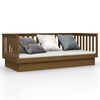 vidaXL Day Bed Honey Brown Solid pine wood Twin Convertible