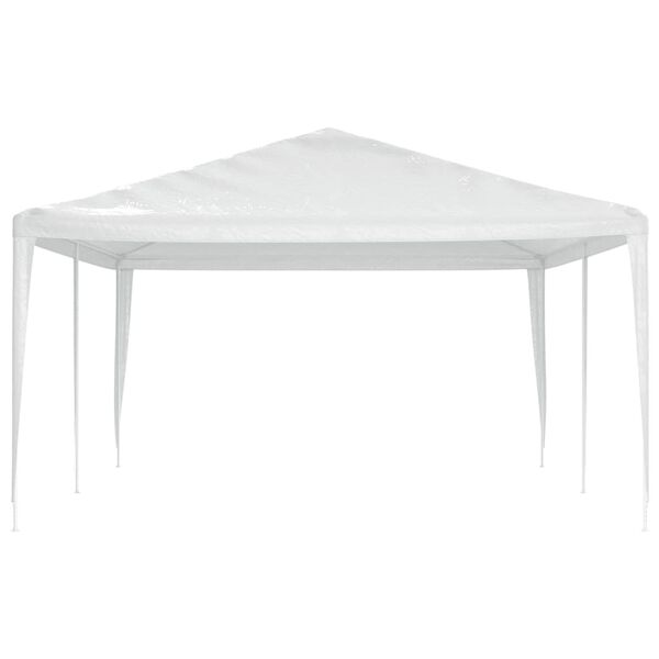 vidaXL Party Tent White Polyethylene, Iron 13.1 x 19.7 ft Durable