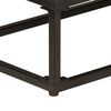 vidaXL Sideboard Black Solid Mango Wood and Iron Medium Sideboard