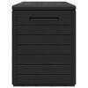 vidaXL Storage Box Anthracite Polypropylene 45.7 x 17.3 x 21.7 in