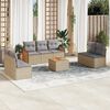 vidaXL Garden Sofa Set Beige