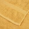vidaXL Sauna Towel Set of 2 Gold 100% ring-spun cotton Large
