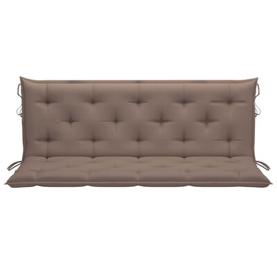 vidaXL Cushion for Swing Chair Taupe 59.1" Fabric