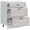 vidaXL Kitchen Base Cabinet Grey Sonoma Engineered Wood