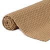 vidaXL Rug Natural Jute Color Jute 63 x 90 in Non-slip Rug
