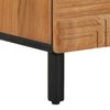 vidaXL TV Units with Drawer Solid Acacia Wood Engineered wood