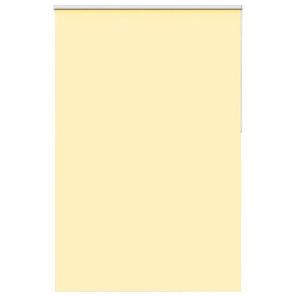 vidaXL Roller Blind Yellow Polyester, Aluminum 57.1 in x 82.7 in