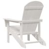 vidaXL Adirondack Chair White 32.28 x 29.13 x 36.22 in HDPE