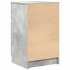 vidaXL Bedside Cabinet Set of 2 Concrete grey Engineered wood
