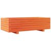 vidaXL Garden Planter Wax Brown Solid Pine Wood Large Decorative Inlays