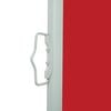 vidaXL Side Awning Red fabric, grey steel