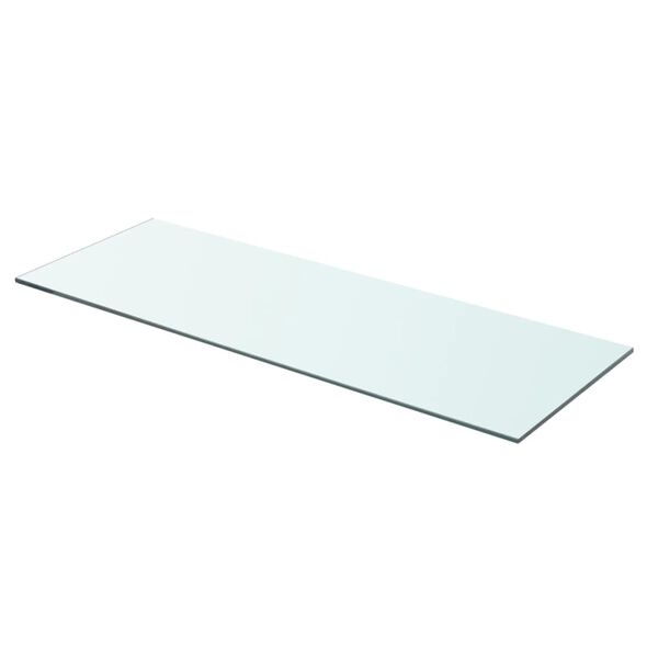 vidaXL Glass Panel Set of 2 Clear Toughened glass 27.6 x 9.8 in