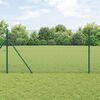 vidaXL Welded Wire Fence Green 39.4" x 1968.5" Steel