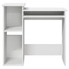 vidaXL Desk White Engineered wood 33.1 x 15.7 x 30.7 in Desk