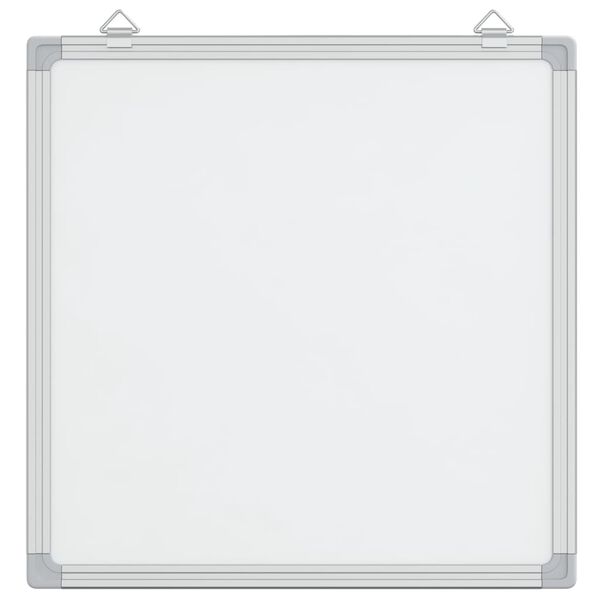 vidaXL Magnetic Whiteboard 15.7x15.7x0.7" Aluminium