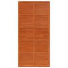 vidaXL Barn Door Wax Brown 39.4x81.9" Solid Wood Pine