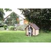 Kerbl Dog Kennel Brown and beige Wood with bitumen roof