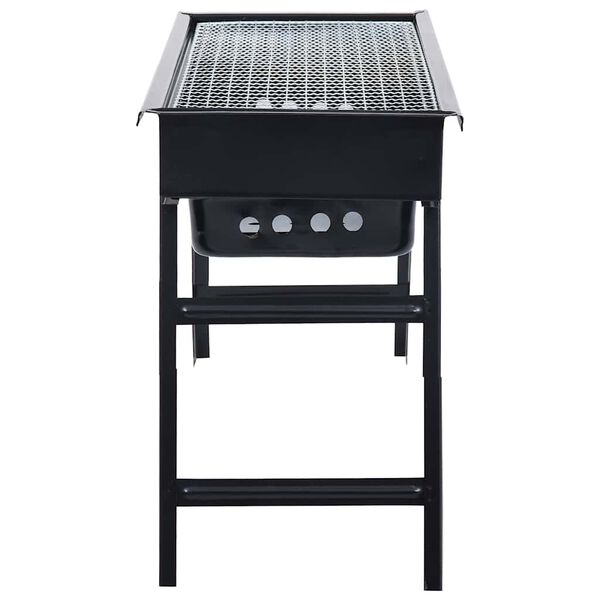 vidaXL Portable Camping BBQ Grill 23.6"x8.9"x13"