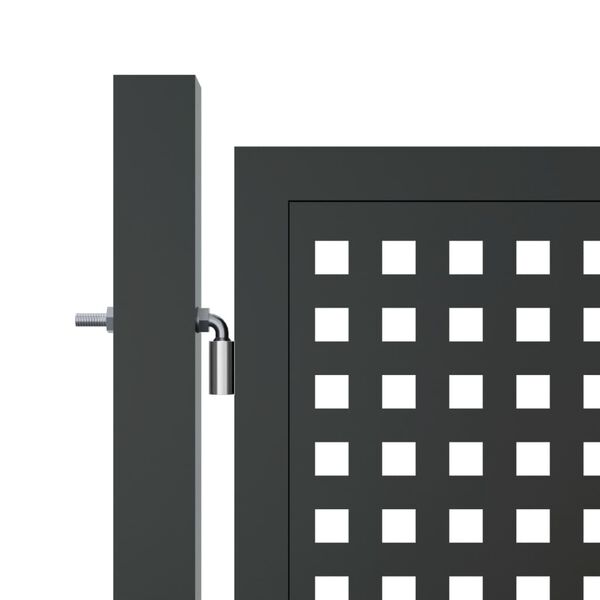 vidaXL Patio Gate Anthracite 157.5x68.9" Steel