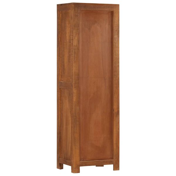 vidaXL Highboard with 3 Drawers 15.7"x11.8"x51.2" Solid Mango Wood