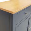 vidaXL Sideboard Dark gray and natural wood