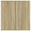 vidaXL Sideboard Sonoma oak Engineered wood 31.1 x 15.0 x 31.5 in