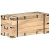 vidaXL Chest Natural Solid Mango Wood Large Chest Rectangular Rustic