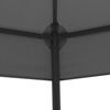 vidaXL Garden Gazebo Anthracite Powder-coated Steel Large