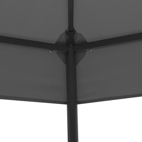 vidaXL Garden Gazebo Anthracite Powder-coated Steel Large