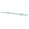 vidaXL Floating Shelf Clear Tempered safety glass