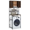 vidaXL Washing Machine Cabinet Brown Oak 26.8"x19.1"x76.4"