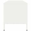 vidaXL TV Cabinet White Cold-rolled steel 53.1 x 15.4 x 17.1 in