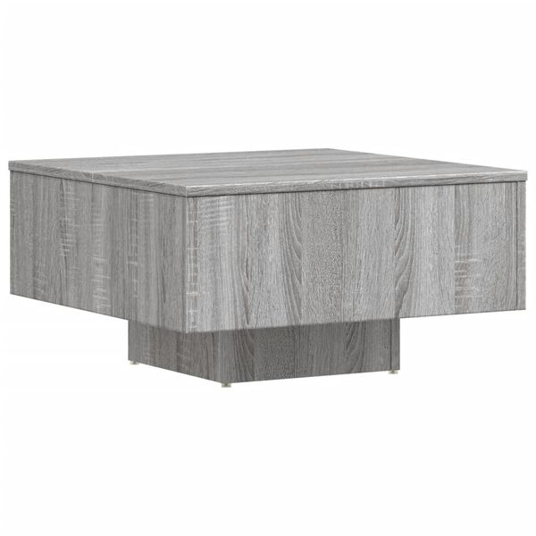 vidaXL Coffee Table Grey Sonoma Engineered Wood Simplistic Coffee Table