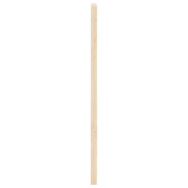 vidaXL Headboard Natural Wood Solid pinewood 39.4 x 40.9 in Durable