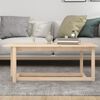vidaXL Coffee Table Natural Pine Solid pine wood Medium Appealing Design