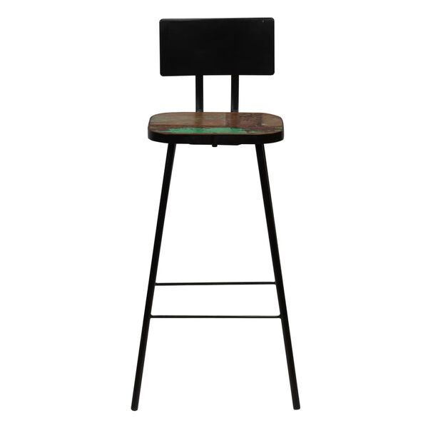 vidaXL Bar Chair Set of 2 Multicolor