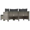 vidaXL Garden Lounge Set Grey, Dark grey