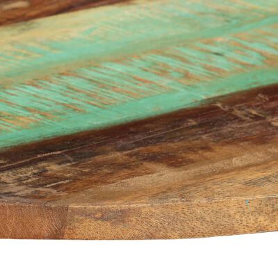 vidaXL Table Top Ø23.6"x(0.59"-0.63") Solid Reclaimed Wood