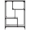 vidaXL Bookshelf Grey Sonoma Engineered wood and steel Medium