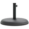 vidaXL Parasol Base Dark grey Plastic, Concrete, Iron 33 lb